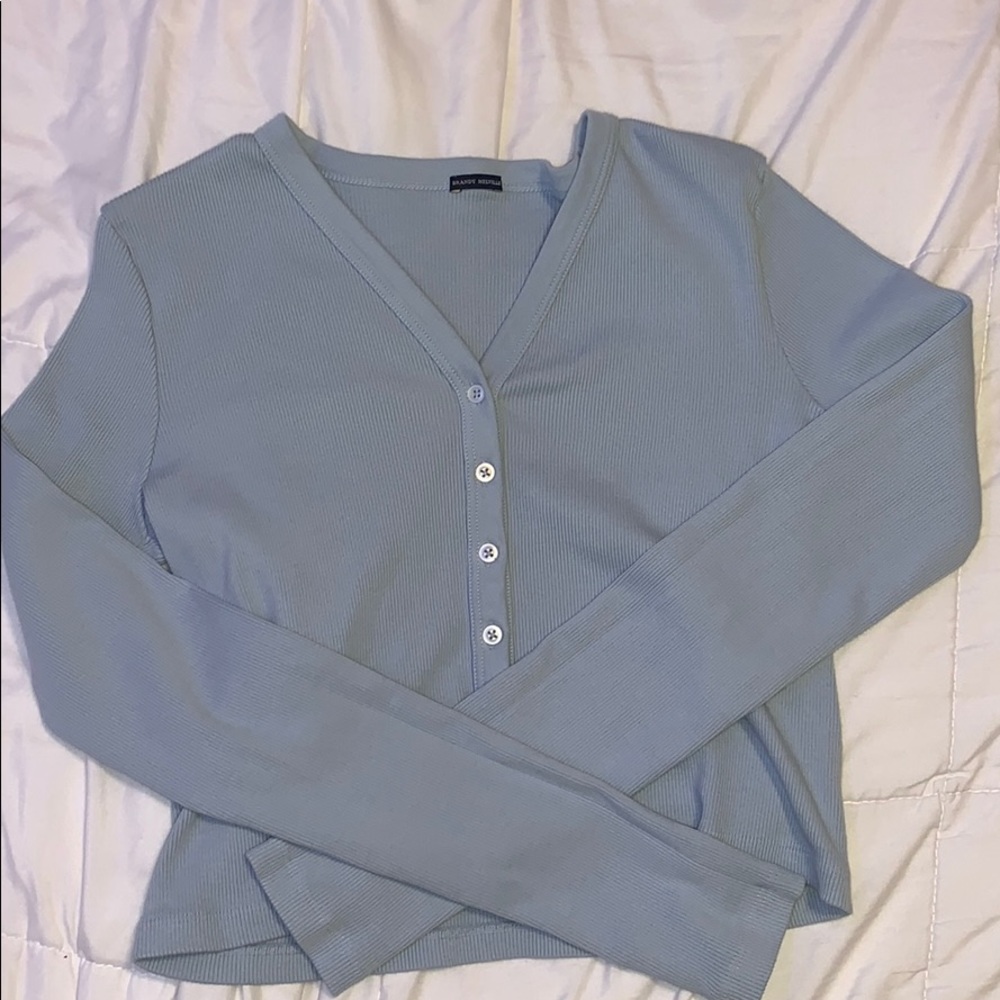 baby blue brandy shannon sweater🤍